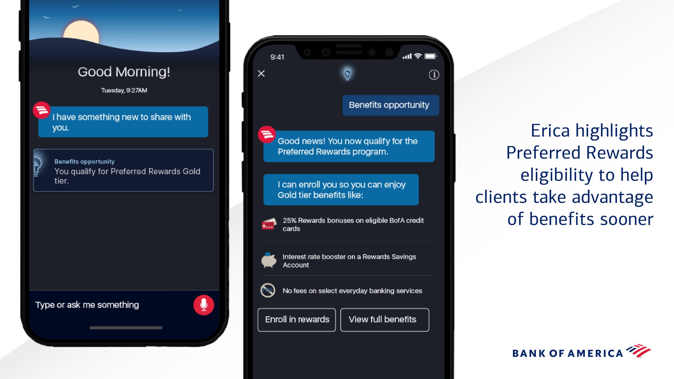 Bank of America – Anwendungsfall für die virtuelle KI-Assistentin „Erica“ im Finanzdienstleistungsbereich
