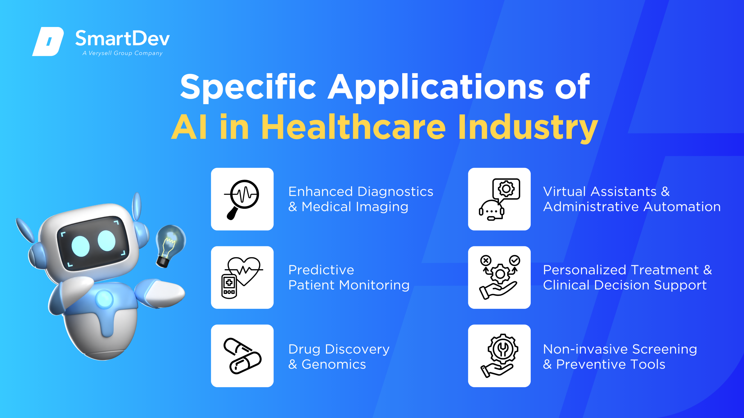 Specific Applications of AI in Healthcare Industry