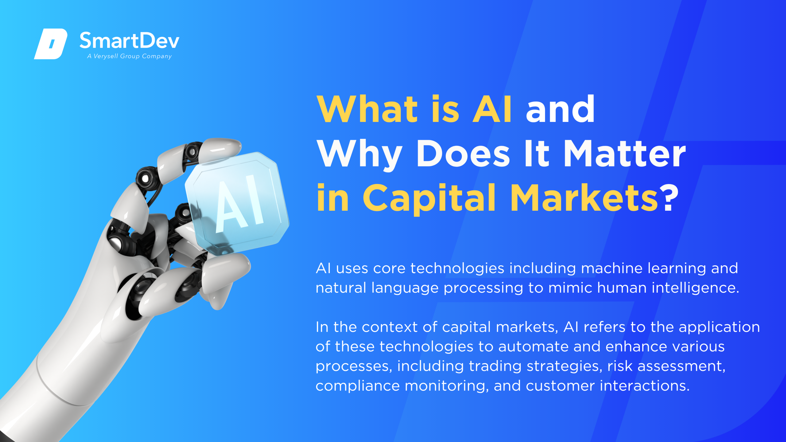 AI transforming capital markets with data-driven insights and automation