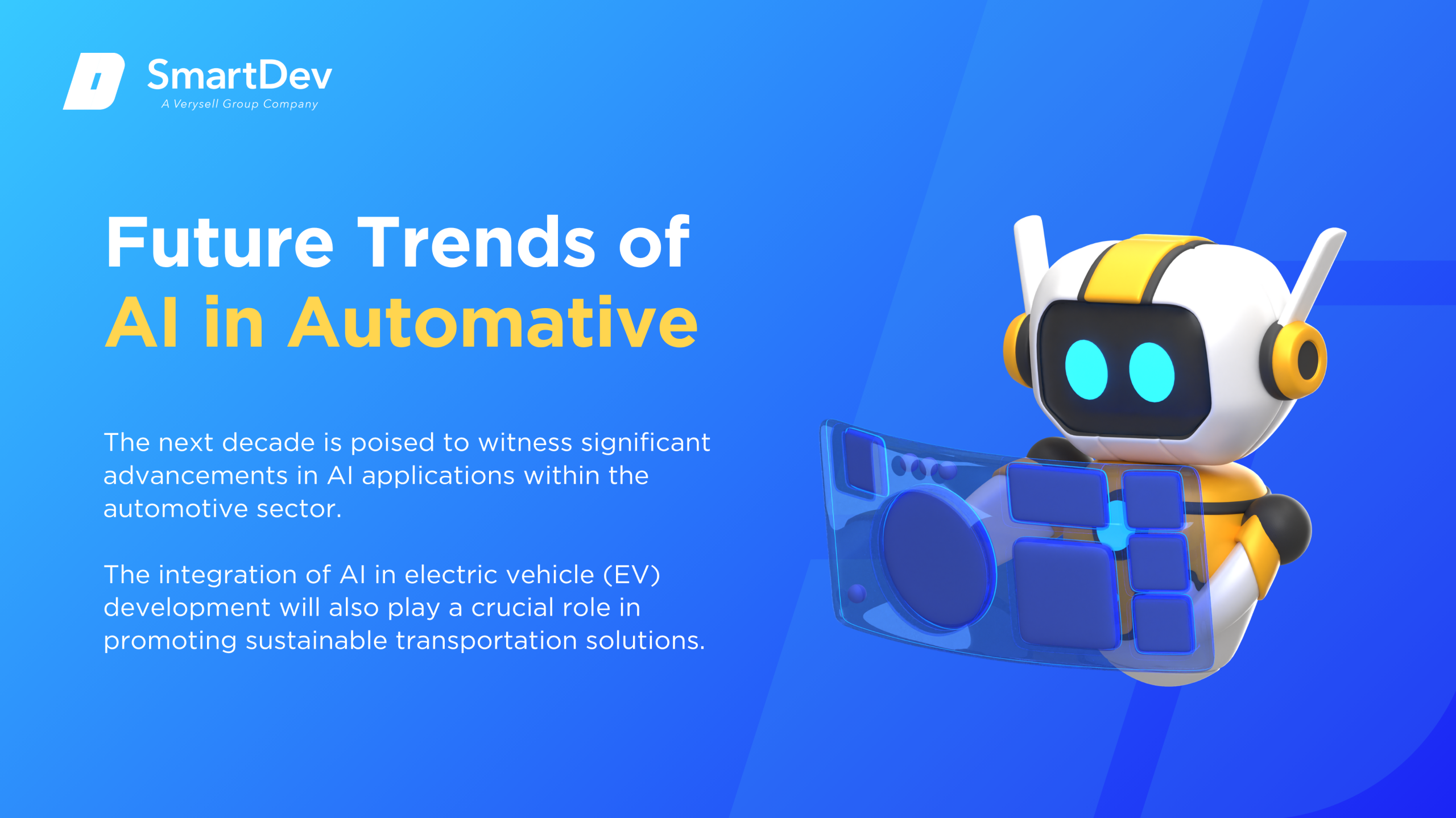 Future trends in automotive AI: autonomous driving, connected vehicles, and sustainability